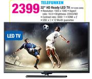 Telefunken 32" HD Ready LED TV TV TLEDD-32HD