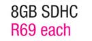 Sandisk 8GB SDHC