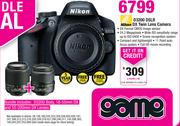  Nikon D3200 DSLR DX Twin Lens Camera