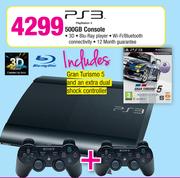 PS3 500GB Console