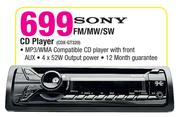 Sony FM/MW/SW CD Player-CDX-GT320