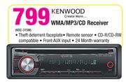 Kenwood WMA/MP3/CD Receiver-KDC-315M