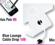 Blue Lounge Cable Drop