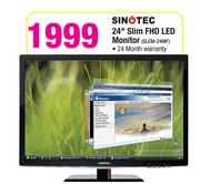 Sinotech 24" Slim FHD LED Monitor (SLEM-24MF)