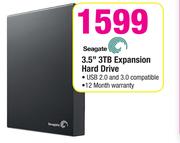 Seagate 3.5" 3TB Expansion Hard Drive