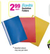 Bantex Quotation Folders Each