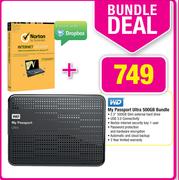 WD My Passport Ultra 500GB Bundle