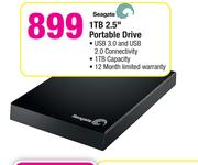 Seagate 1TB 2.5" Portable-Drive