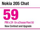 Nokia 205 Chat-On uChoose Flexi 50