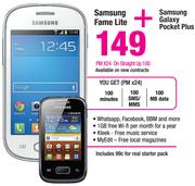 Samsung Fame Lite+ Galaxy Pocket Plus-On Straight Up 100