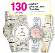 Digitime-Gents And Ladies Watch Sets-Per Set