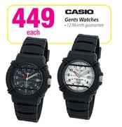 Casio Gents Watches Each