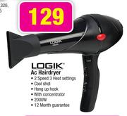 Logik AC Hairdryer