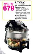 Logik 12ltr Deluxe Convection Oven-RSH-245627