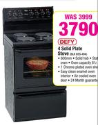 Defy 4 Solid Plate Stove BLK DSS-494