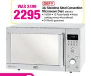 Defy 34Ltr Stainless Steel Convection Microwave Oven DMO357