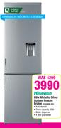Hisense 269Ltr Metallic Silver Bottom Freezer Fridge H359BME-WD