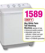 Defy 8kg White Twin Tub Washing Machine MACHINE DTT166