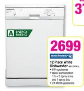 Kelvinator 12 Place White Dishwasher KD12WW1