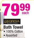 Glodina Bath Towel Assorted Each