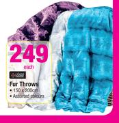 Always Home Fur Throws-150x200cm Each