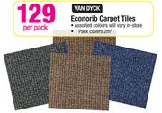 Van Dyck Econorib Carpet Tiles-Per Pack