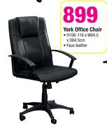 York Office Chair-H106-116xW64.5xD64.5cm 