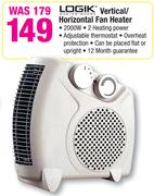 Logik Vertical/Horizontal Fan Heater