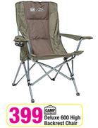 Camp Master Deluxe 600 High Backrest Chair