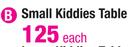 Junior Sunny Small Kiddies Table Each