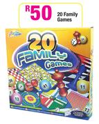 20 Family Games