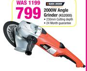Black & Decker 2000W Angle Grinder KG2000
