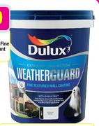 Dulux Weatherguard Fine Textured Brilliant White Paint-20L
