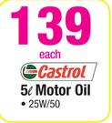 Castrol 5Ltr Motor Oil 25W/50-Each