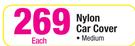 Nylon Car Cover Medium-Each