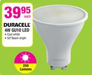 Duracell 4W GU10 LED-Each