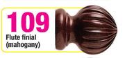 Flute Finial (Mahogany)