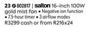 Salton 16 Inch 100W Gold Mist Fan 802817
