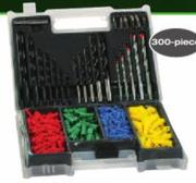 Pro Tools 300 Piece Drill Bit Combo Set-Per Set