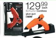 Schultz Cordless Glue Gun 60W-Each