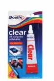 Bostik Clear Adhesive-25ml Each