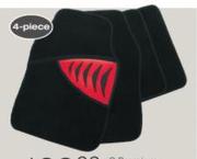 Q Premium 4 Piece Car Mats-Per Set