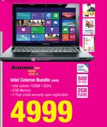 Lenovo Intel Celeron Bundle-G400