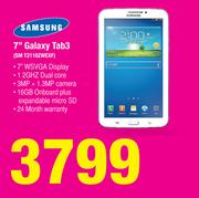 Samsung 7" Galaxy Tab3-SM T2110ZWEXF