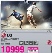 LG 50" 3D Smart FHD LED TV-50LB652T