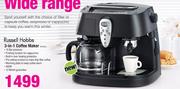 Russell Hobbs 3-In-1 Coffee Maker(RHCM 3)