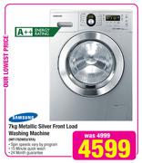 Samsung 7Kg Metallic Silver front Load Washing Machine(WF1702WEU/XFA)