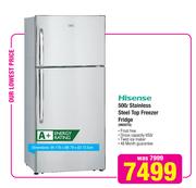 Hisense 500Ltr Stainless Steel Top Freezer Fridge(H650TS)