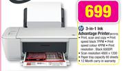 HP 3 In 1 Ink Advantage Printer IA1515