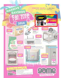 Game : Massive Savings (2 Jul - 8 Jul 2014), page 1